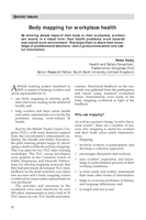 Body mapping for workplace health