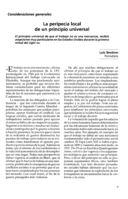 La peripecia local de un principio universal