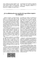 ¿Es la alfabetización una cuestión de la que deban ocuparse los sindicatos?