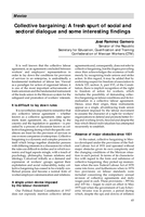 Collective bargaining: a fresh spurt of social and sectoral dialogue and some interesting findings : Mexico