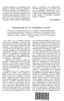 Organización de los trabajadores rurales