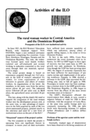 The rural woman worker in Central America and the Dominican Republic: protagonist of the ILO's new institutional activity