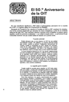 El 50 Aniversario de la OIT