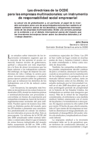 Las directrices de la OCDE para las empresas multinacionales: un instrumento de responsabilidad social empresarial