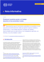 Promover la justicia social y el trabajo decente en las economías rurales