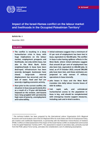 Impact of the Israel-Hamas conflict on the labour market and livelihoods in the Occupied Palestinian Territory