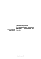 Labour standards and development finance institutions: a review of current policies and  activities