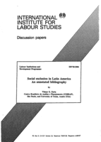 Social exclusion in Latin America: an annotated bibliography