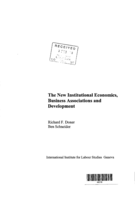 The new institutional economics, business associations and development