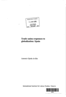 Trade union responses to globalization: Spain 