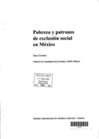 Pobreza y patrones de exclusion social en Mexico
