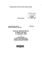 Footwear industrial districts in Mexico and Italy: a comparative study