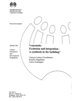 Venezuela: exclusion and integration ; a synthesis in the building?