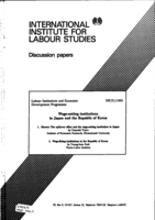 Wage-setting institutions in Japan and the Republic of Korea