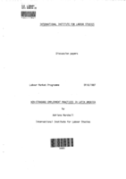 Non-standard employment practices in Latin America