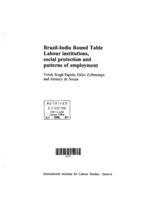 Brazil-india round table labour institutions, social protection and patterns of employment