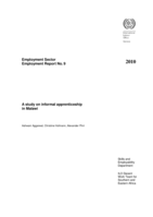 A study on informal apprenticeship in Malawi