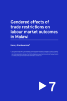 Gendered effects of trade restrictions on labour market outcomes in Malawi