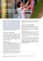 Digital platforms for domestic and care work in Latin America