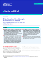Sri Lanka’s labour market during the economic crisis of 2022-23: why the unemployment rate does not tell the full story