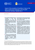 Impact of the escalation of hostilities in Gaza on the labour market and livelihoods in the Occupied Palestinian Territory: No. 2 Bulletin