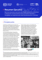Retos de la inclusión laboral de personas migrantes y refugiadas con experiencia de vida transfemenina en Bogotá: barreras de acceso a servicios de empleo, formación profesional e integración socioeconómica