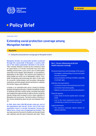 Extending social protection coverage among Mongolian herders