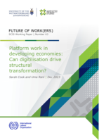 Platform work in developing economies: can digitilisation drive structural transformation?