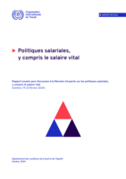 Politiques salariales, y compris le salaire vital: rapport soumis pour discussion à la Réunion d’experts sur les politiques salariales, y compris le salaire vital (Genève, 19-23 février 2024)