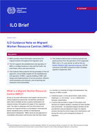 ILO guidance note on Migrant Worker Resource Centres (MRCs)