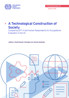 A Technological Construction of Society: comparing GPT-4 and human respondents for occupational evaluation in the UK