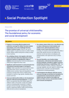 The promise of universal child benefits: The foundational policy for economic and social development