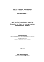 Cash benefits in low-income countries: simulating the effects on poverty reduction for Senegal and Tanzania