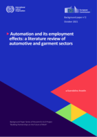 Automation and its employment effects: a literature review of automotive and garment sectors