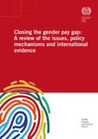 Closing the gender pay gap: a review of the issues, policy mechanisms and international evidence