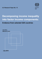 Decomposing income inequality into factor income components: evidence from selected G20 countries