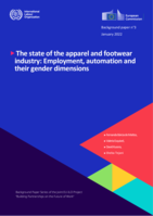The state of the apparel and footwear industry: employment, automation and their gender dimensions
