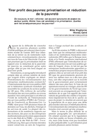Tirer profit des pauvres: privatisation et réduction de la pauvreté