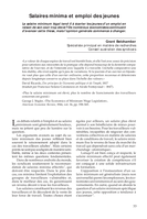 Salaires minima et emploi des jeunes