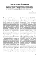 Sous la menace des casseurs