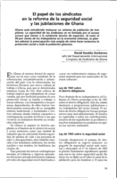 El papel de los sindicatos en la reforma de la seguridad social y las jubilaciones de Ghana