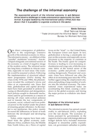 The challenge of the informal economy
