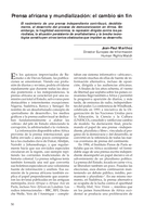 Prensa africana y mundialización: el cambio sin fin