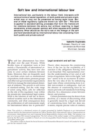 Soft law and international labour law
