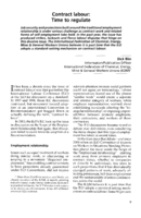 Contract labour: time to regulate
