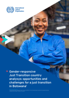 Gender-responsive just transition country analysis: opportunities and challenges for a just transition in Botswana