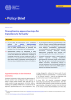 Strengthening apprenticeships for transitions to formality