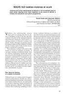 SOLVE: ILO tackles violence at work