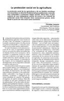 La protección social en la agricultura