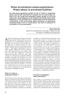 When privatization means exploitation: prison labour in privatized facilities